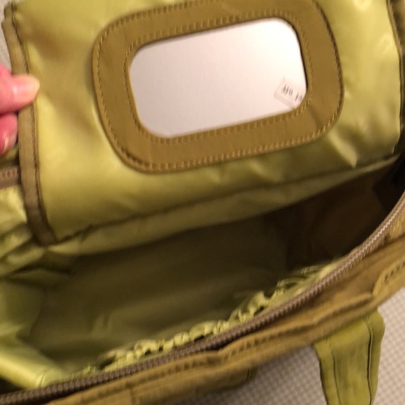 LUG STREETCAR SHORT TOTE SHOULDER HANDBAG PURSE GREEN - #OS009 - Picture 5 of 15